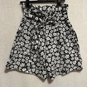 Who What Wear High Rise Paper Bag Shorts